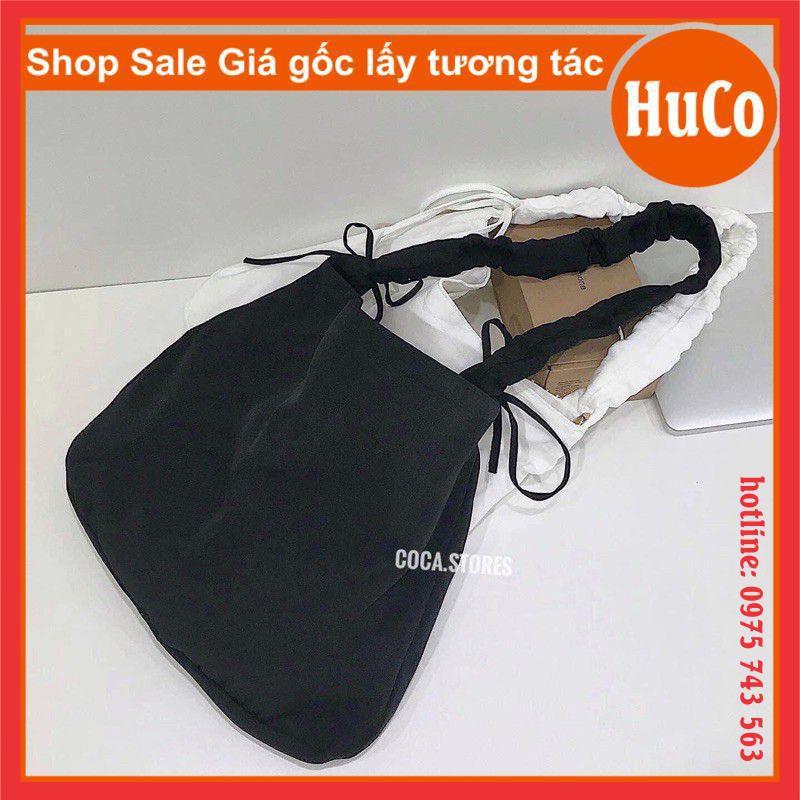 [ẢNH THẬT] TÚI ĐEO VAI, TÚI ĐEO CHÉO nữ chất kaki túi thiết kế xoắn quai dây rút phụ kiện basic đi chơi, đi học | BigBuy360 - bigbuy360.vn