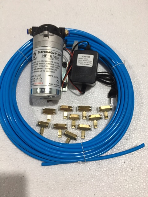 Bộ phun sương Hf8369 Áp Taiwan 30m dây phi 8 và 10bec máy lọc nước