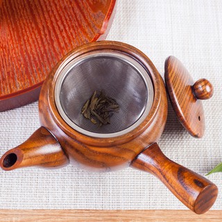 Ấm Pha Trà Bằng Gỗ Phong Cách Trung Quốc