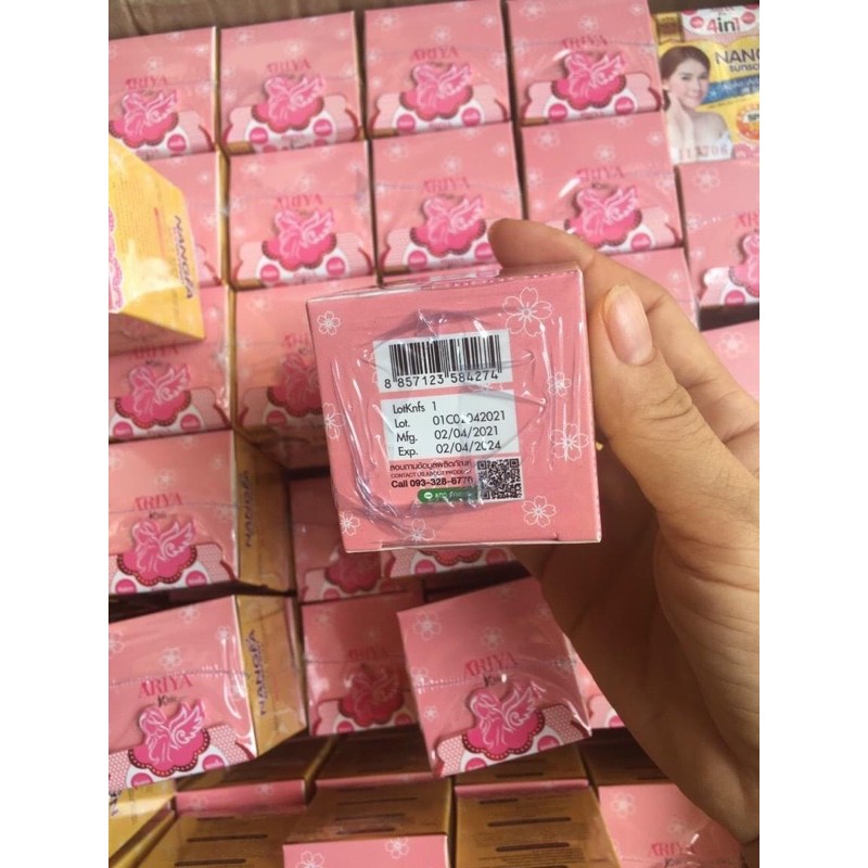 [Hiệu Qủa 100%]Kem Chống Nắng Dưỡng Trắng Da Che Khuyết Điểm Nangfa Sunscreen Ariya 4in1 SPF 50 Thái Lan