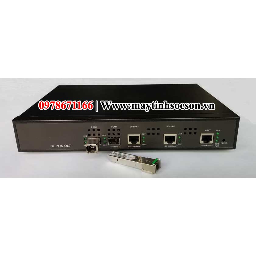 Epon OLT 2-port Thiết bị quang hóa