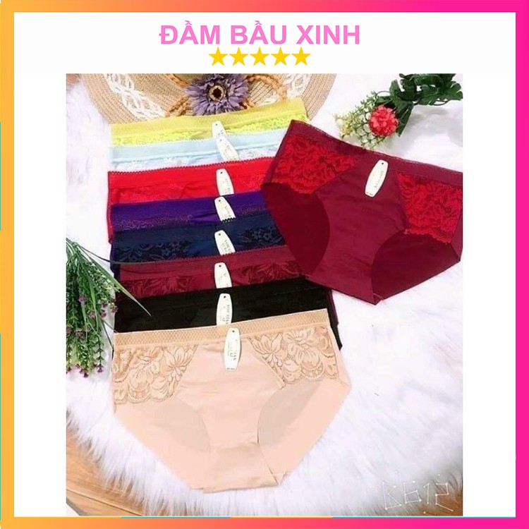 Quần chip su đúc phối ren Quần lót tam giác gợi cảm