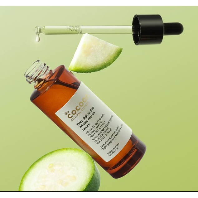Tinh chất Bí Đao Cocoon Winter Melon Serum Sạch Mụn Và Mờ Thâm 70ml Mẫu Mới | Mẫu Cũ - daothinhuquynh