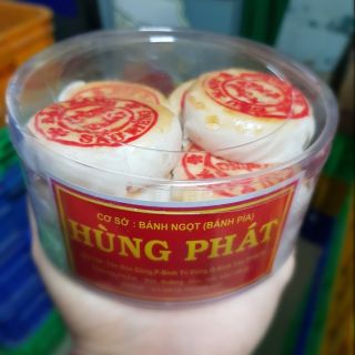 Combo 10 hộp bánh pía mini Hùng Phát không trứng 400gr / hộp 10 cái