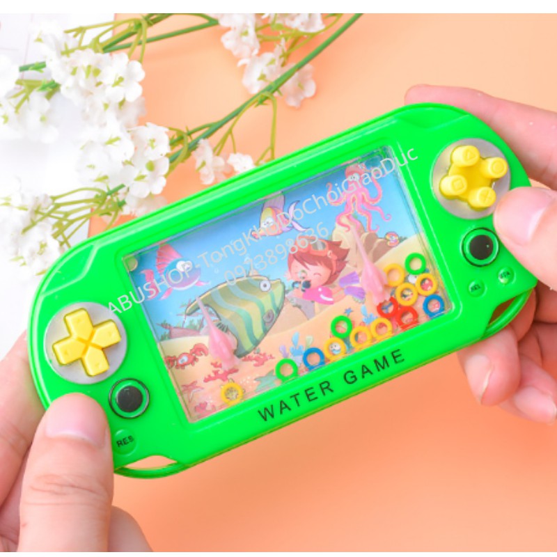 Máy chơi game BẮN VÒNG NƯỚC đồ chơi rèn luyện kỹ năng cho bé
