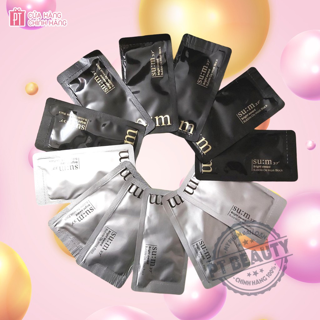 [Lẻ 1 Miếng] Mặt Nạ Thải Độc Sum Bright Award Bubble De Mask 2Ml