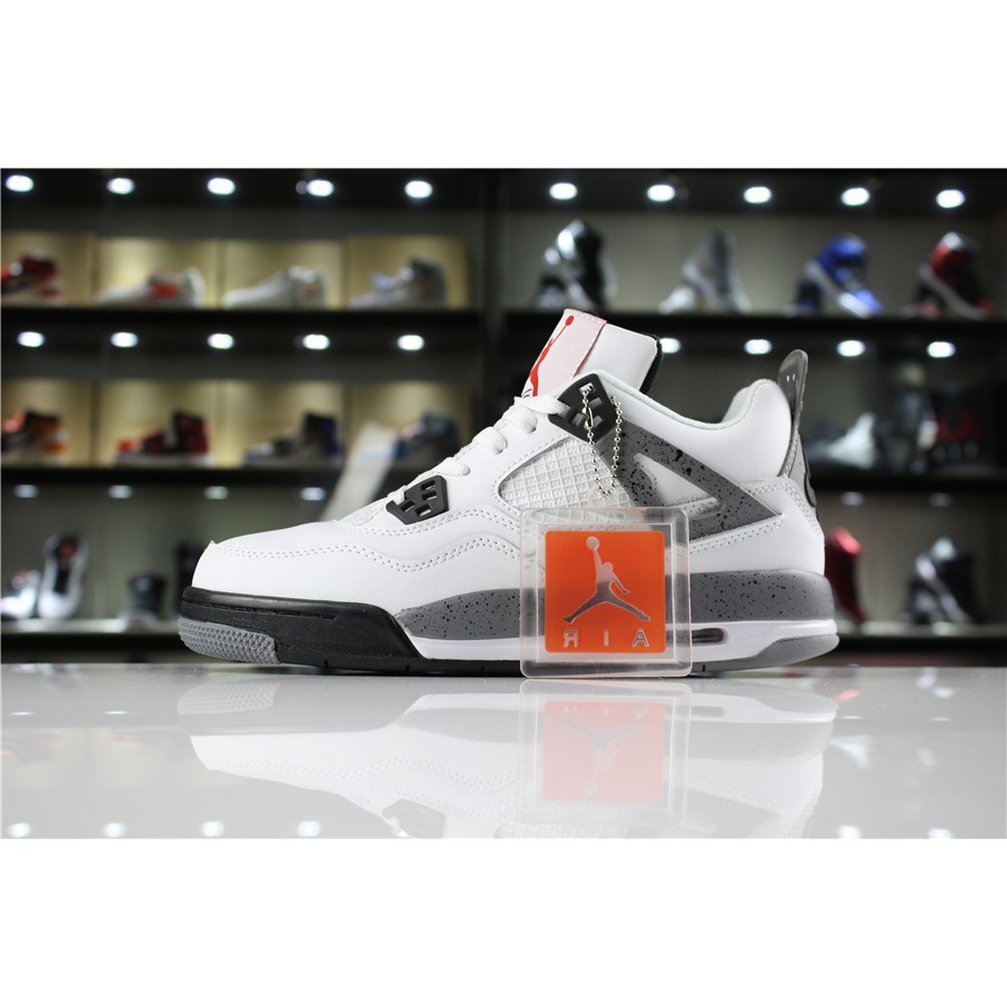 Giày Air Jordan 4 89 OG 100% chính hãng màu trắng/đen/đỏ/xám 840606-192