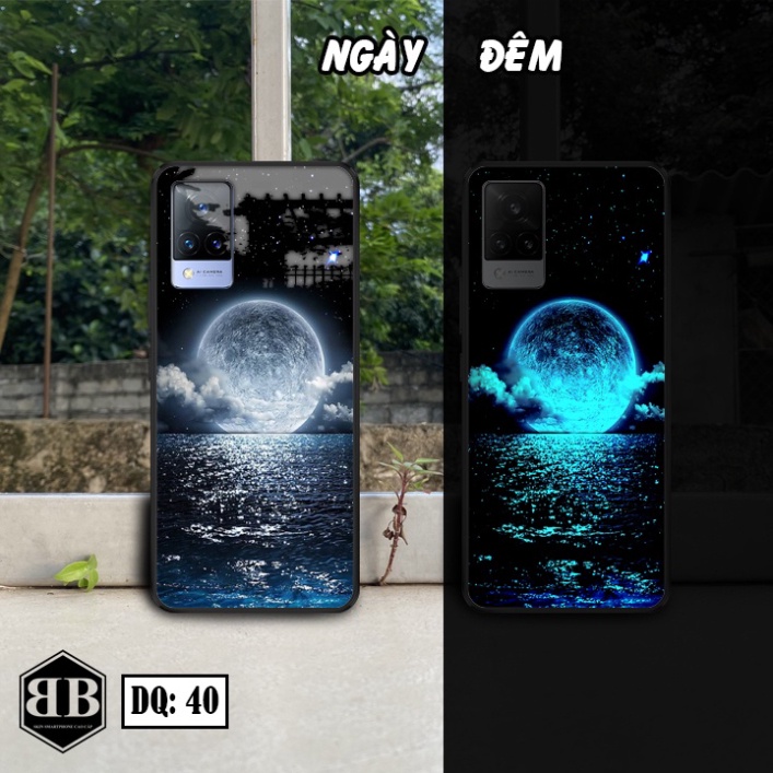 Ốp lưng kính Dạ Quang Vivo V21 5G phát sáng trong đêm bao chất lương,bao giá thành