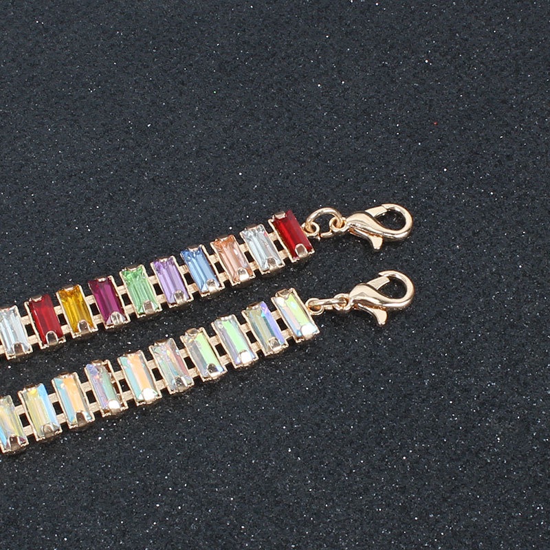 Vòng cổ Hợp Kim Đính Đá Nhiều Màu Sắc Cá Tính