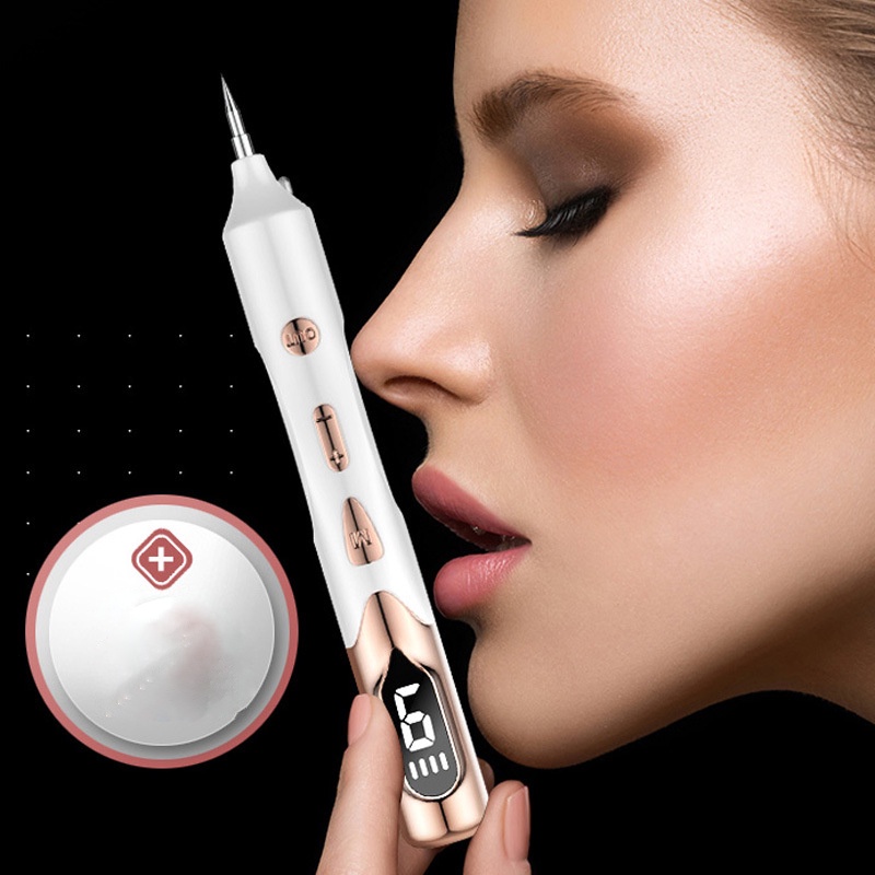 [Hàng mới về] Bút xóa nốt ruồi tàn nhang hình xăm điện có thể sạc lại