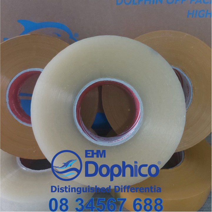 Băng dính 1,0kg/cuộn – 0,5kg/cuộn – Các màu Trong + Đục - Chuyên dùng đóng hàng