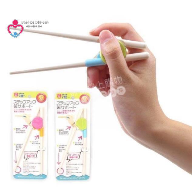Đũa tập ăn cho bé đồ dùng ăn dặm hàng xk, đũa nhựa, đũa tập gắp