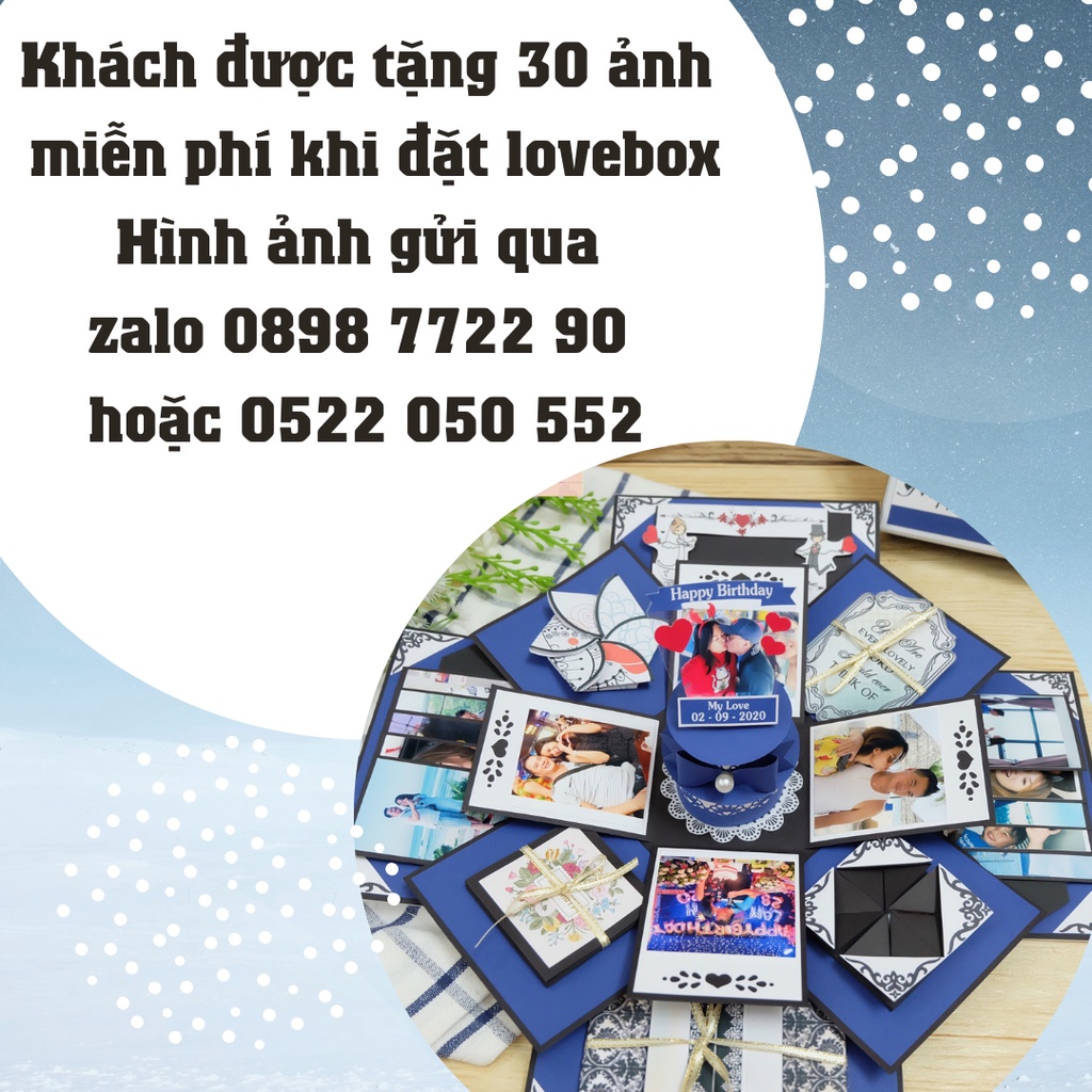 [ FREE SHIP] Hộp quà lovebox A10