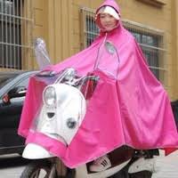 Áo mưa choàng có tai gương khi đi xe máy TL