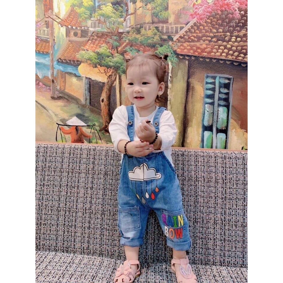 [LẺ SIZE] YẾM JEAN BÉ GÁI SIÊU DỄ THƯƠNG [CHẤT DÀY DẶN, CO GIÃN NHẸ] [5kg - 15kg]