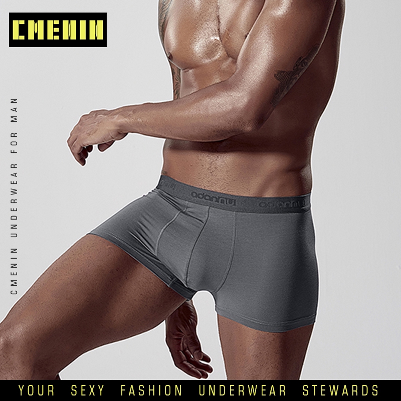 Quần Boxer ADANNU bằng cotton thời trang gợi cảm thoáng khí cho nam