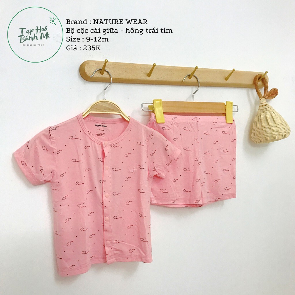 Bộ cộc cài giữa NatureWear - 4 màu