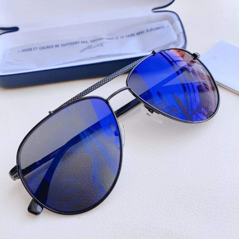 Mắt kính mát nam Lacoste Black Aviator L177S 001