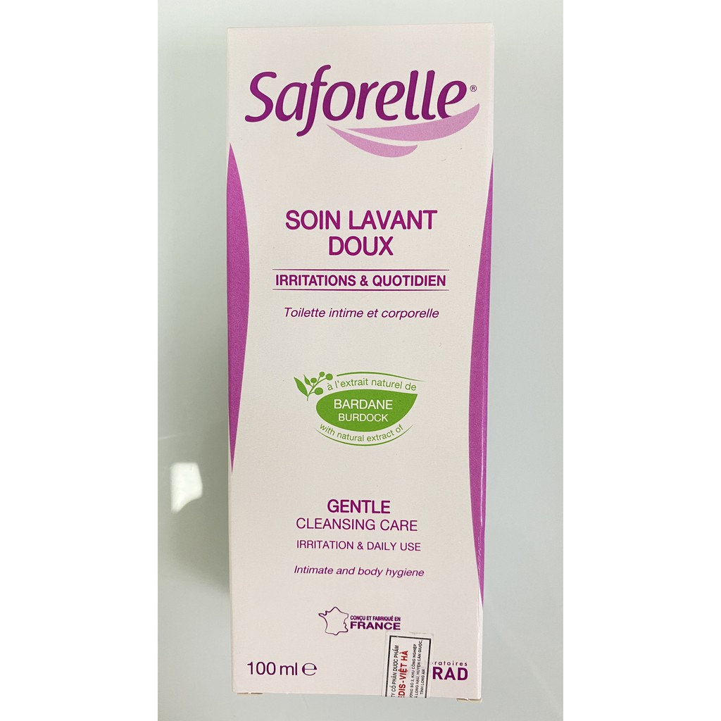 Dung Dịch Vệ Sinh Phụ Nữ Saforelle Soin Lavant Doux.Chai 100ml