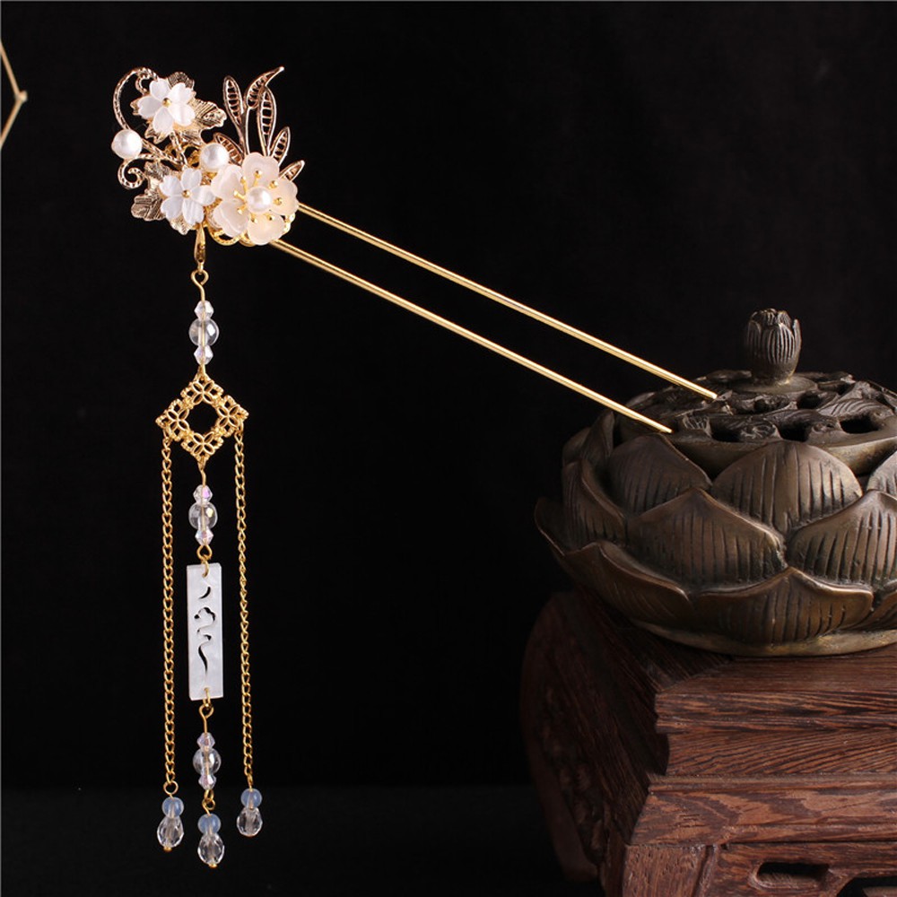 MKEB Trâm cài tóc tua rua phong cách Trung Hoa cho nữ