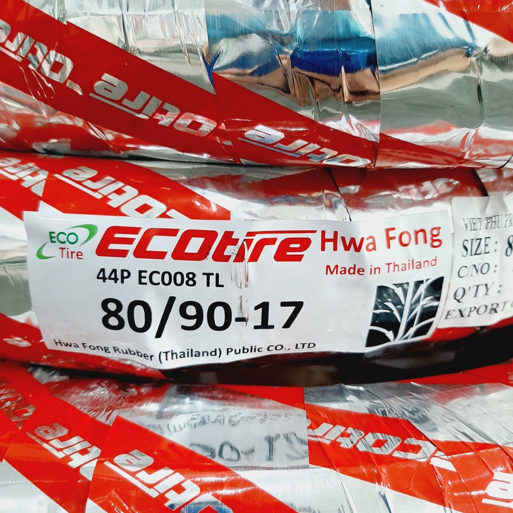 Vỏ Lốp không ruột ECOTire Thái Lan xe côn tay , xe số