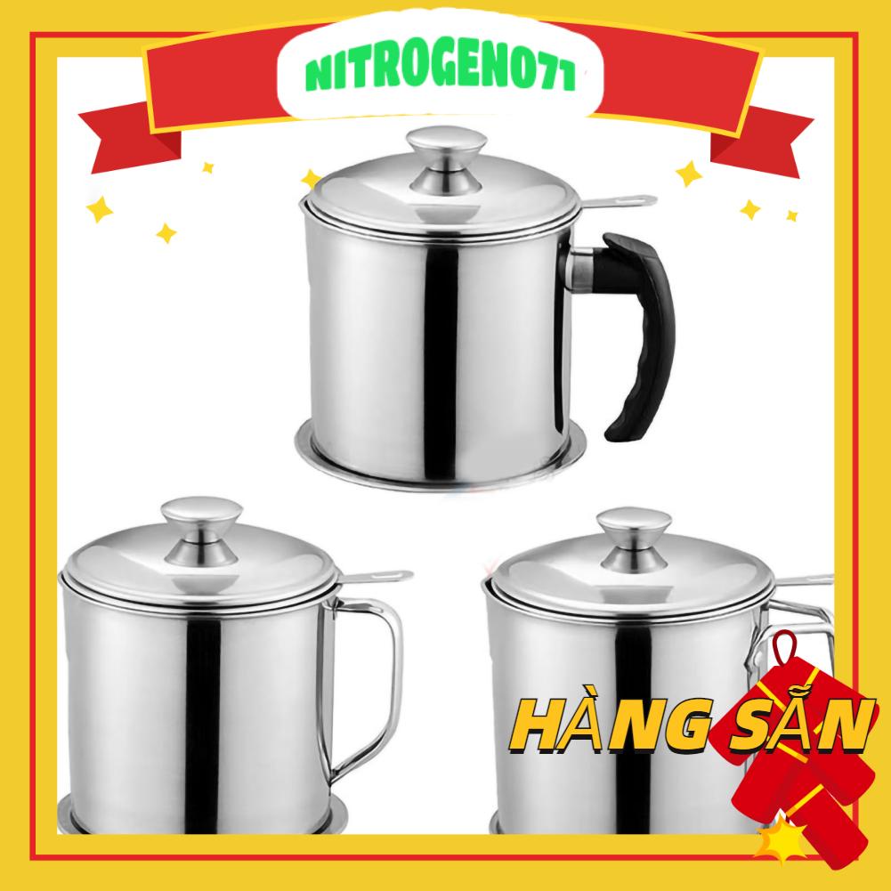 Nitrogen071 Nồi chứa dầu mỡ Bộ lọc bằng thép không gỉ Công suất lớn cho việc nấu ăn trong nhà bếp