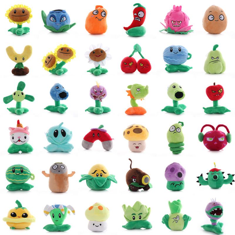 Trò Chơi PLANTS vs 30cm. Đồ chơi nhồi bông Mềm Hình ZOMBIES PVZ Làm Quà Giáng Sinh
