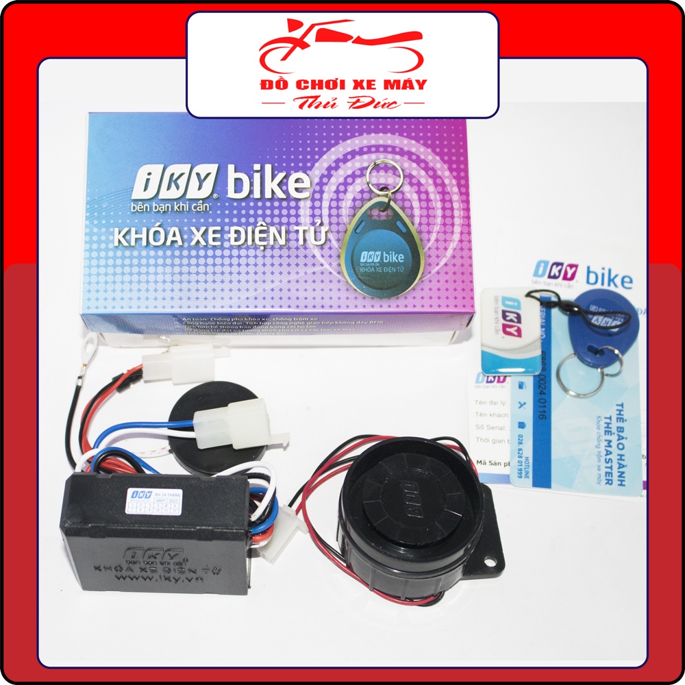 Khóa Chống Trộm Xe Máy iKy BIKE chính hãng - bảo hành 2 năm