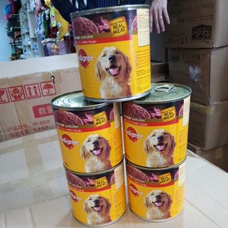 GIẢM GIÁ(COMBO 5 LON) PATE CHÓ CHÓ PEDIGREE 700g VỊ THỊT BÒ - HACHIKOPETSHOP