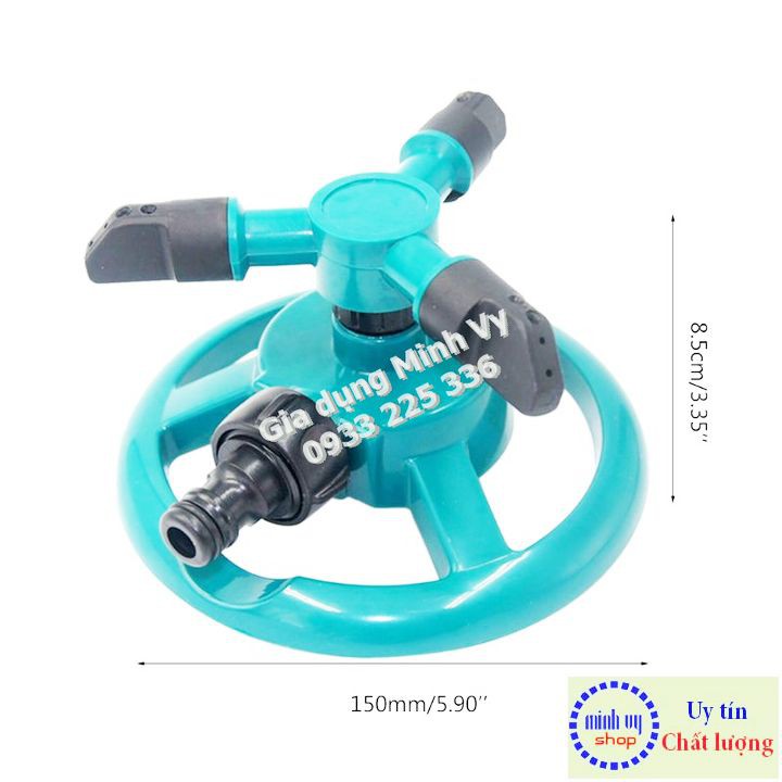 Đâu tưới tự động xoay 360 độ có thể chỉnh góc và tốc độ xoay VX360-2