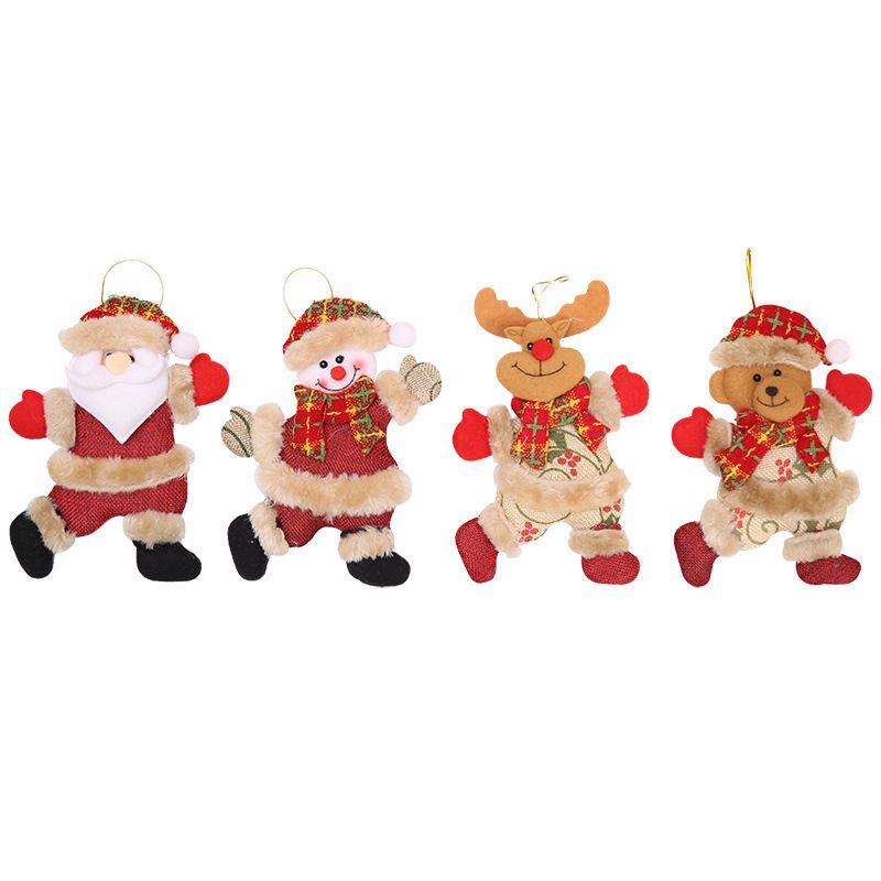 Phụ kiện vải bông treo cây mẫu  trang trí noel giáng sinh