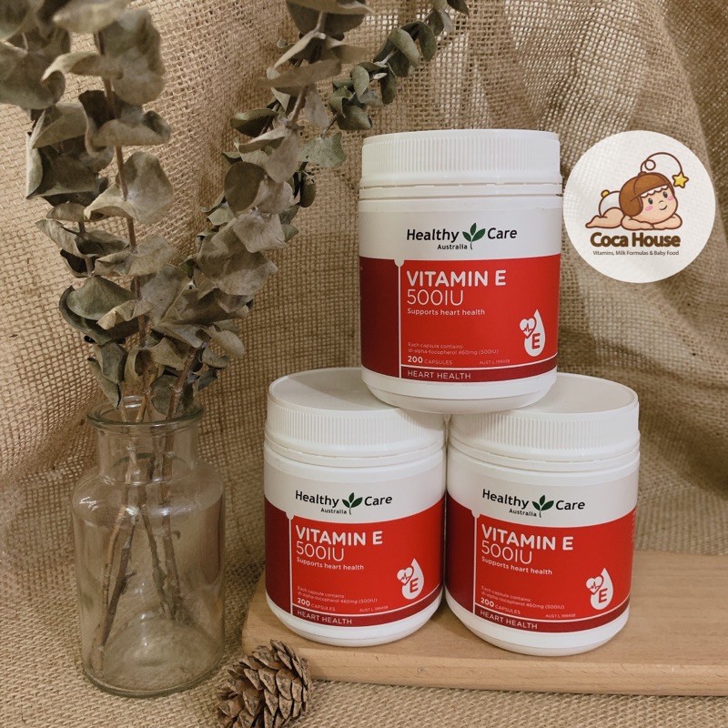 VIÊN UỐNG BỔ SUNG VITAMIN E 500IU HEALTHY CARE ✅Hàng chính hãng, đủ bill và tem chemist✅ hỗ trợ đẹp da, nội tiết tố | BigBuy360 - bigbuy360.vn
