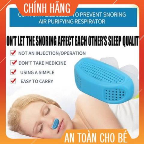 Dụng cụ hỗ trợ chống ngủ ngáy và lọc khí 2 in 1_(CÓ BẢO HÀNH)