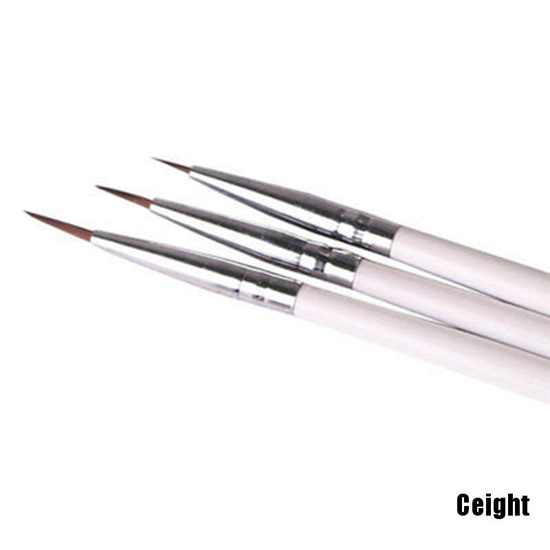 Set 3 Cọ Vẽ Trang Trí Bánh Kem Chuyên Dụng