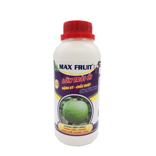 Phân bón dùng cho Ổi-MAX FRUIT chai 500ml giúp lớn trái, nặng cân, trái đẹp