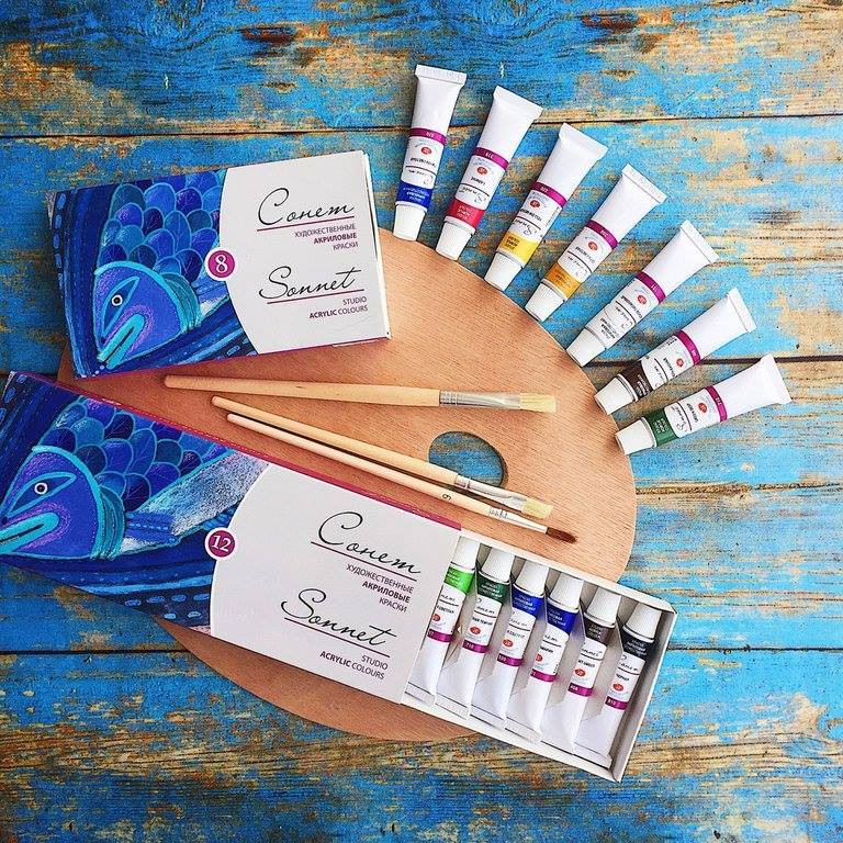 Màu Acrylic Sonnet 12 màu