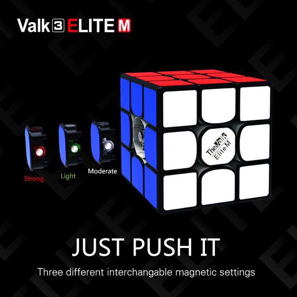 Valk 3 Elite M Rubik cao cấp có nam châm sẵn Viền đen / Không viền (stickerless)