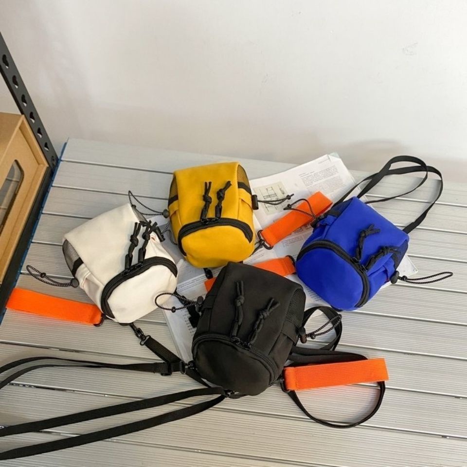 Túi Đeo Vai Đựng Điện Thoại Bằng Vải Nylon Phong Cách Hàn Quốc Đơn Giản Dễ Phối Đồ Cho Nam Và Nữ