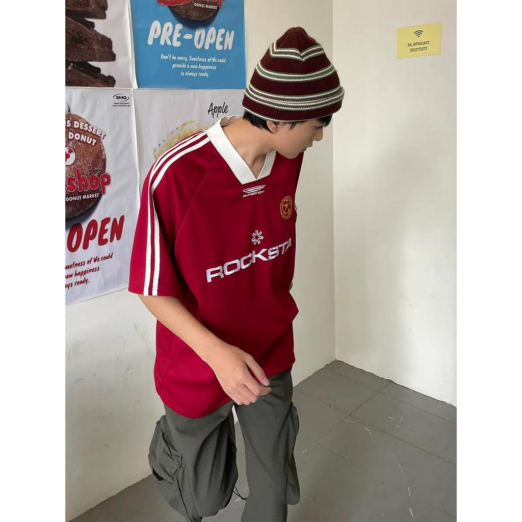 Áo Thun Nam Tay Ngắn In Chữ Phong Cách vintage