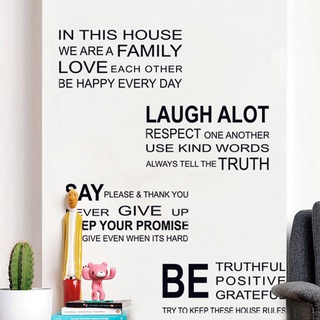 Decal dán tường chữ trang trí