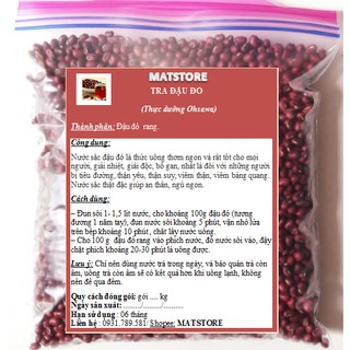 500G TRÀ ĐẬU ĐỎ ( XÍCH TIỂU ĐẬU) THỰC DƯỠNG OSHAWA