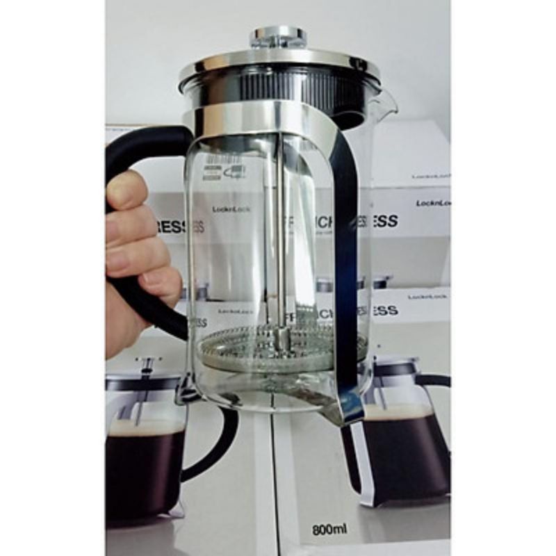 Bình pha cà phê kiểu Pháp Lock&amp;lock French Press 800ml LLG019