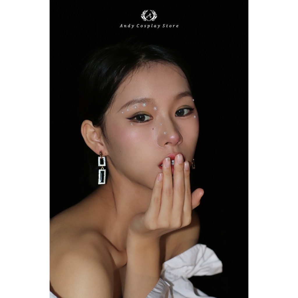 [CÓ SẴN] Set đính mặt giả ng.ọc make up