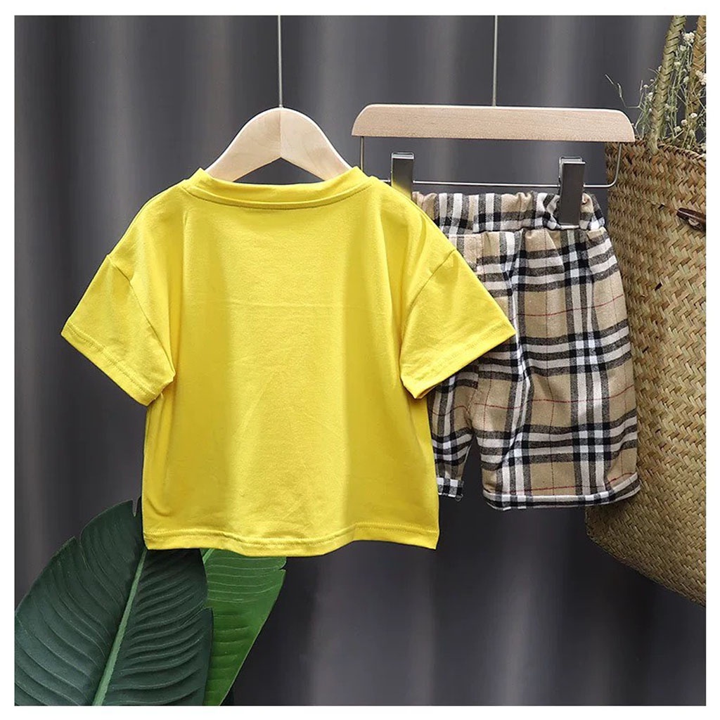 Bộ Quần Áo Bé Trai, Bộ Cộc Tay Cho Bé Chất Cotton In Hình Túi Cho Bé Từ 7-18 kg - LILA KIDS