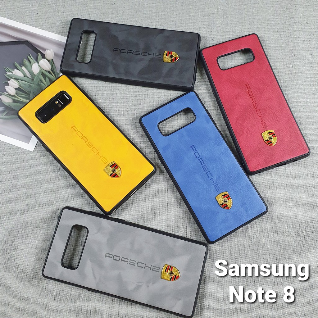 [ RẺ VÔ ĐỊCH ] Ốp Samsung Note 8 vân da siêu xe rẻ đẹp