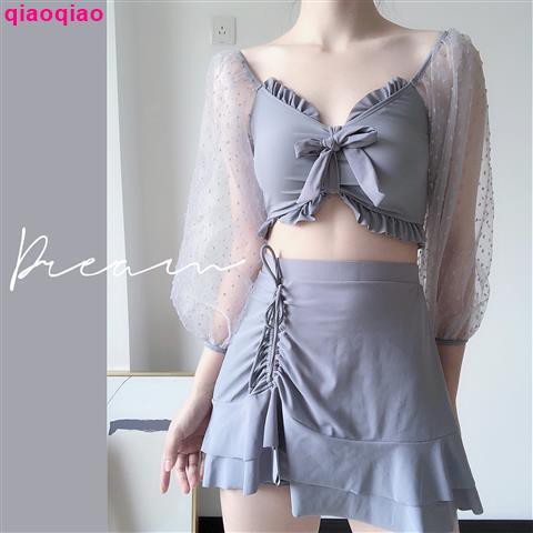 Bộ Đồ Bơi Ba Mảnh Thời Trang 2020 Xinh Xắn Cho Nữ