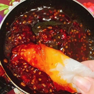 Bánh tráng sate sốt sệt độc quyền