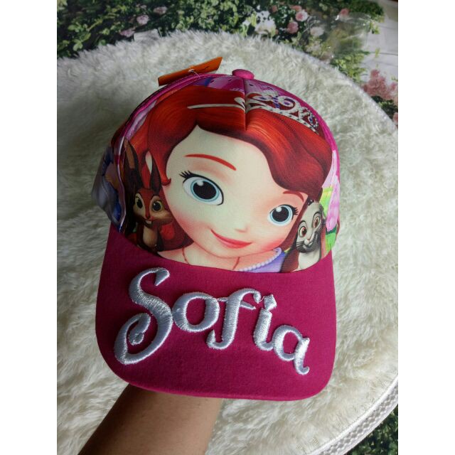 [Sale70%] Mũ nón in hình công chúa Sofia/ Elsa/ Barbie cho bé gái SS0020
