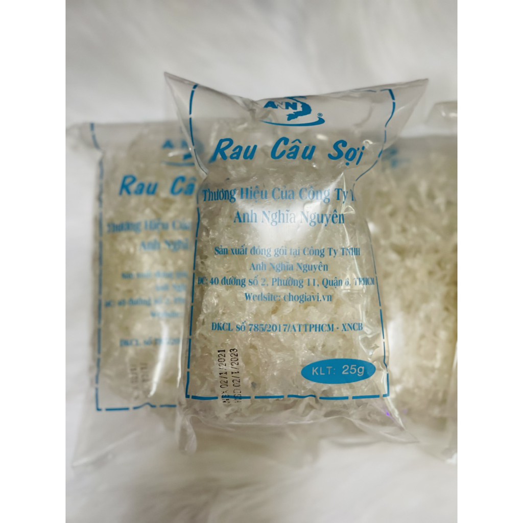 Rau câu sợi ngắn thương hiệu ANN 1 gói 25 Gram - Đảm bảo chất lượng