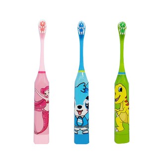 Bàn chải đánh răng điện lông mềm cho bé yêu,  Bàn chải đánh răng điện tiện mang theo của phim hoạt hình thiếu nhi